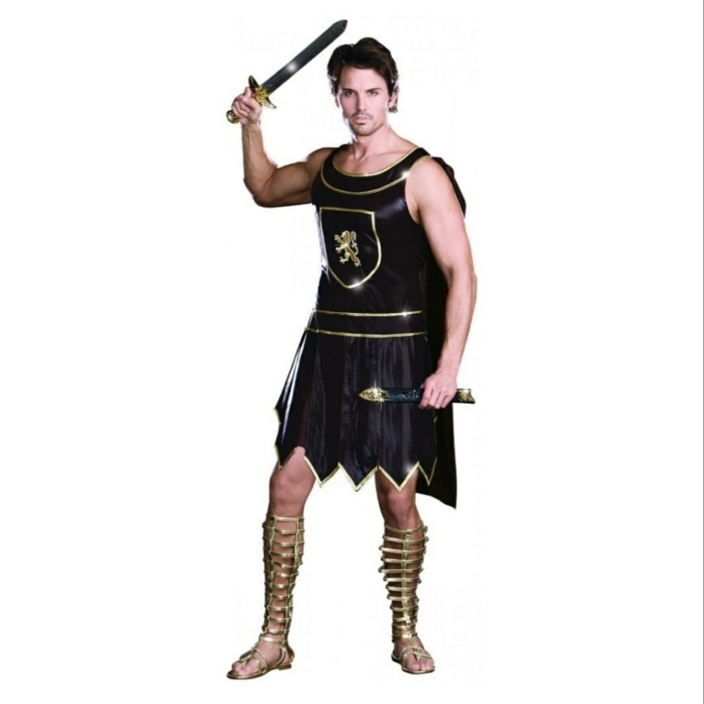 NWT Babe-a-lonian Warrior Man Costume - Adult Roman Warrior Costume